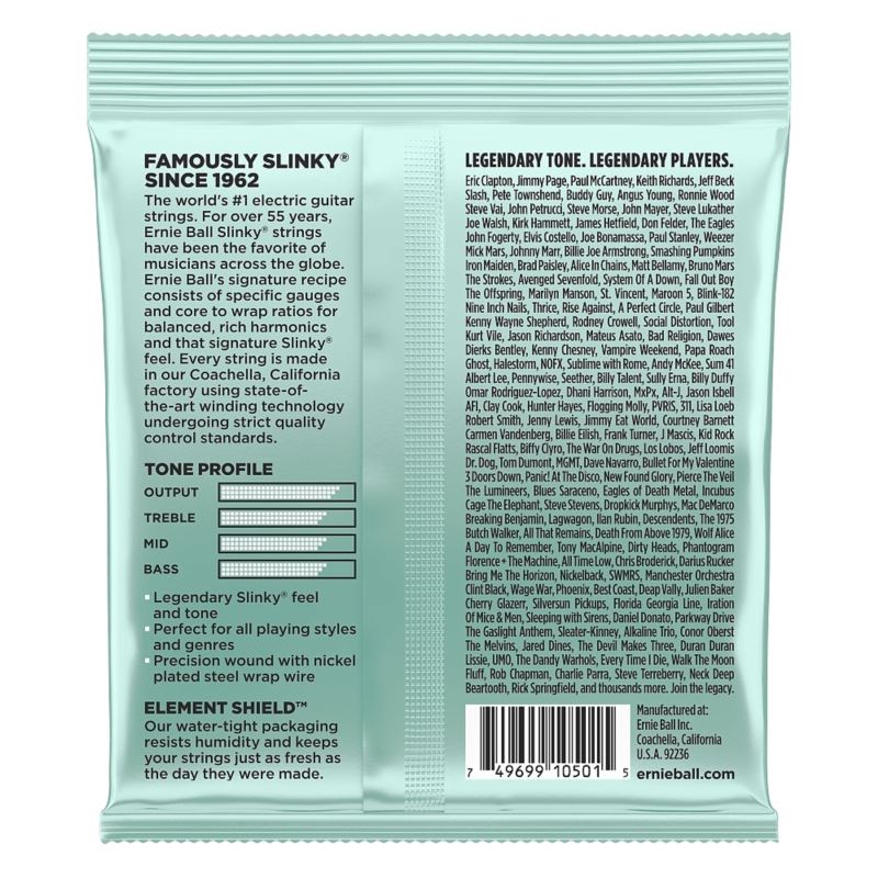 ERNIE BALL EB 2211 komplet strun do gitary elektry